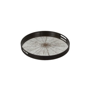 Plateau SLICE MIRROR en verre D48cm - ETHNICRAFT