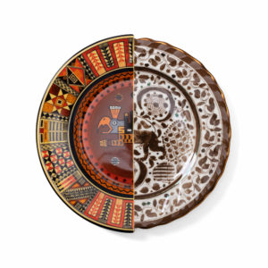 Assiette plate Mitla Hybrid SELETTI