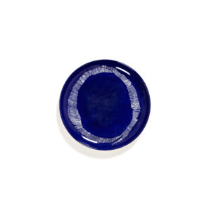 Assiette Feast M Bleue Cercles D22cm