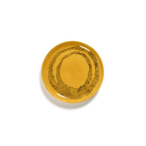 Assiette Feast M Jaune/rouge D22cm