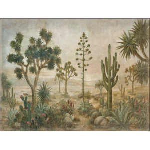 Panneau désert de cactus 120X90CM