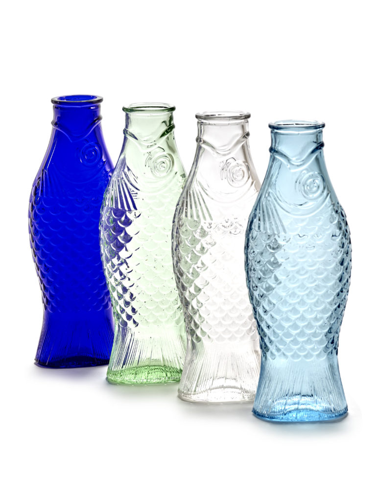 Carafe et cinq verres en cristal de bohéme doré - SA - Antiquités décoration