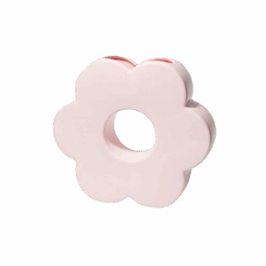 VASE FLEUR ROSE