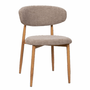 CHAISE GIA TAUPE PIED NATUREL