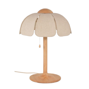 LAMPE COQUILLAGE LIN/BOIS MARKET SET