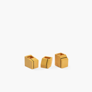 VASES SILOS SET DE 3 - SERAX x PLAN C - JAUNE