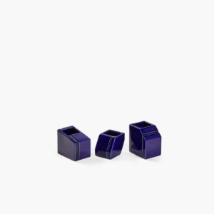VASES SILOS SET DE 3 - SERAX x PLAN C - BLEU