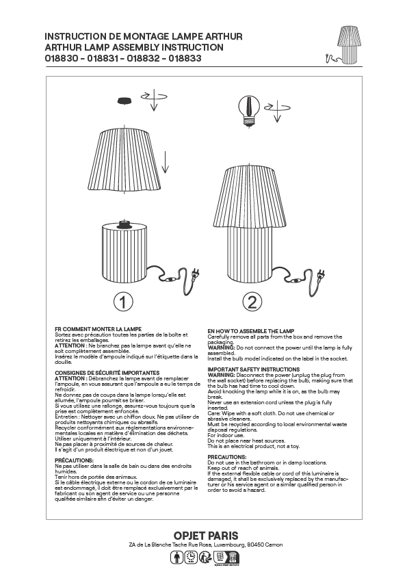 AI LAMPE ARTHUR