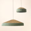 Abat-jour pour suspension mistinguette gm matcha D70 H20cm (1)