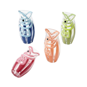 VASE KOI VERRE 4 COULEURS
